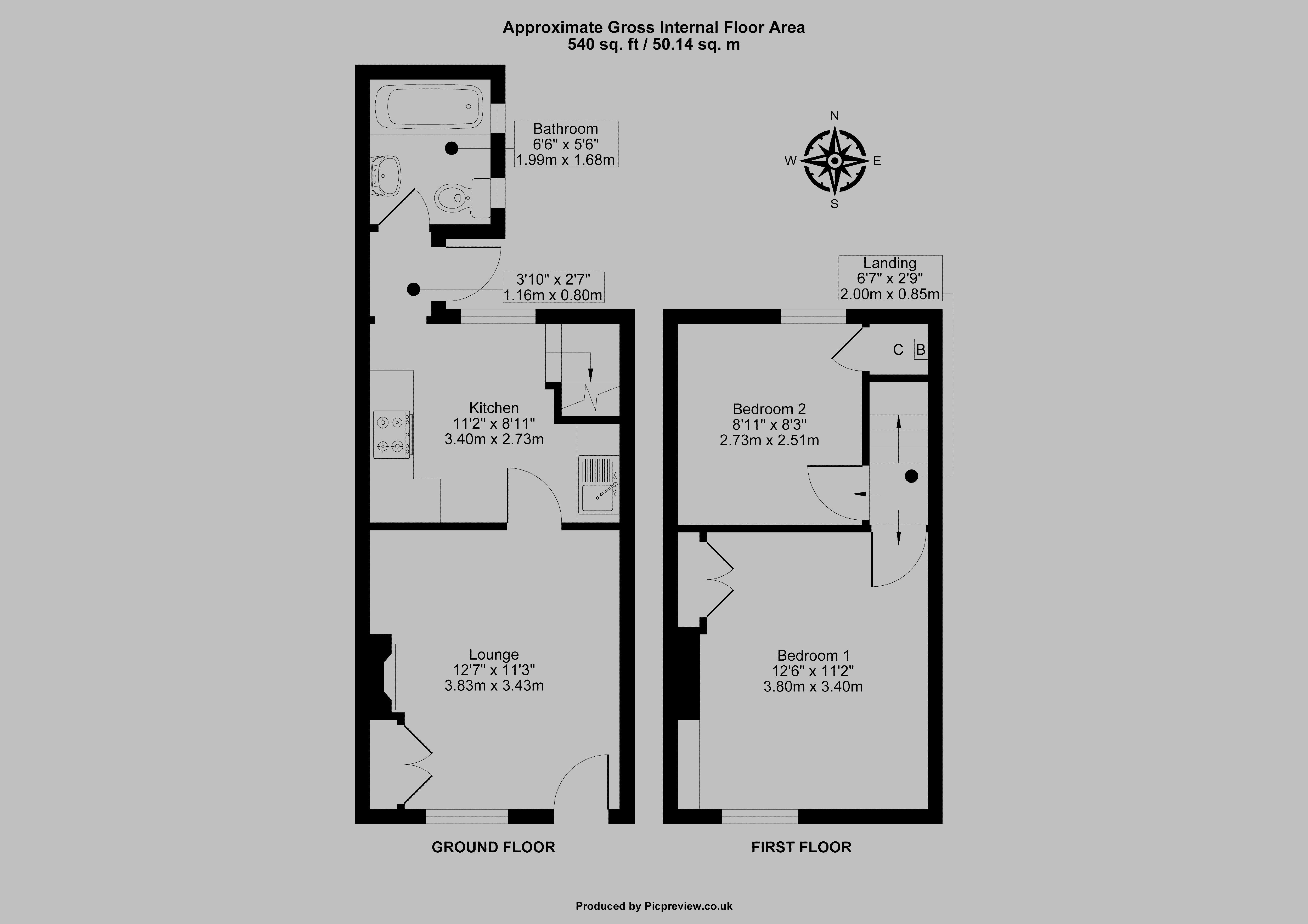 Floorplans For Garfield Terrace, York