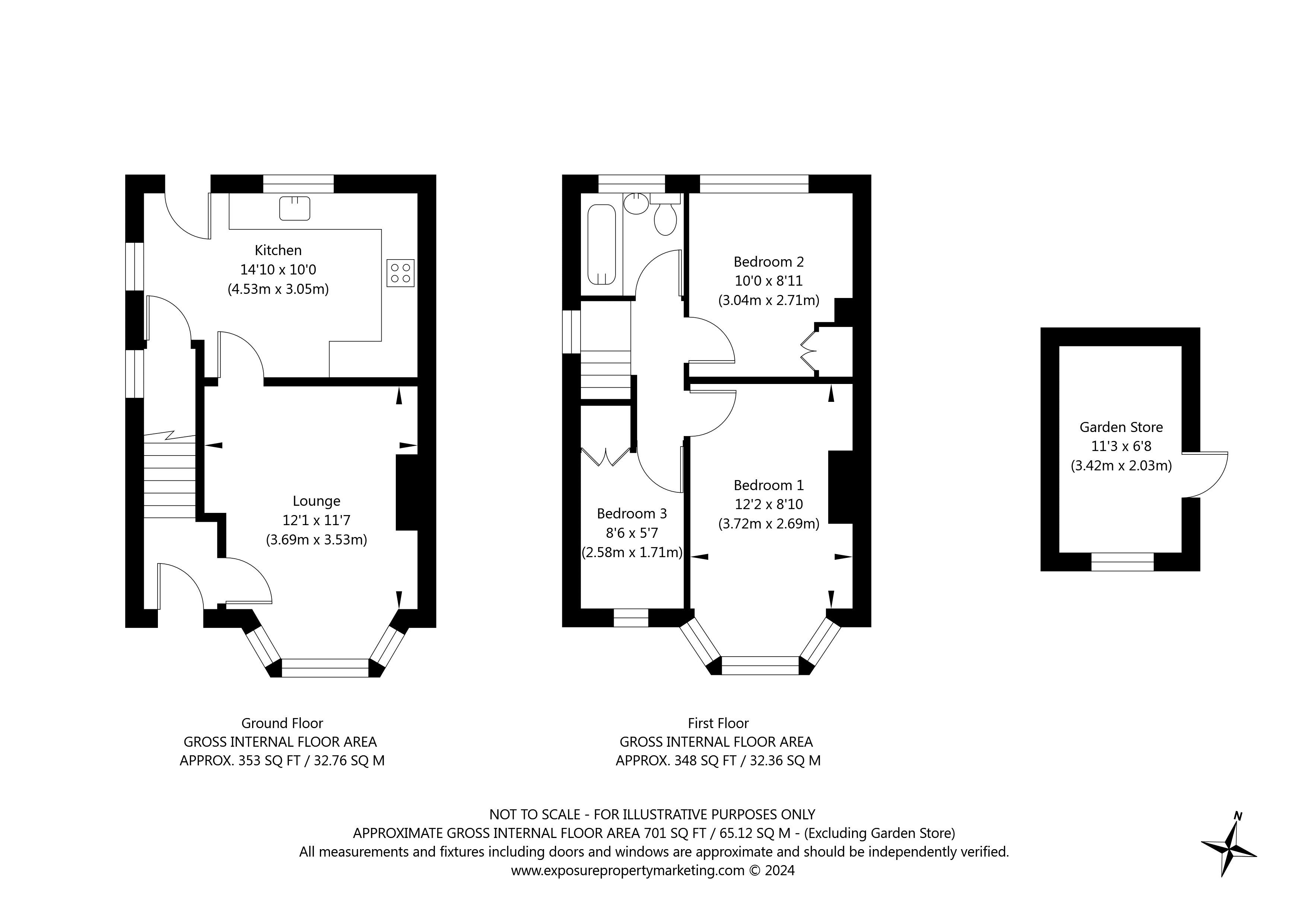 Floorplans For Coniston Drive, York