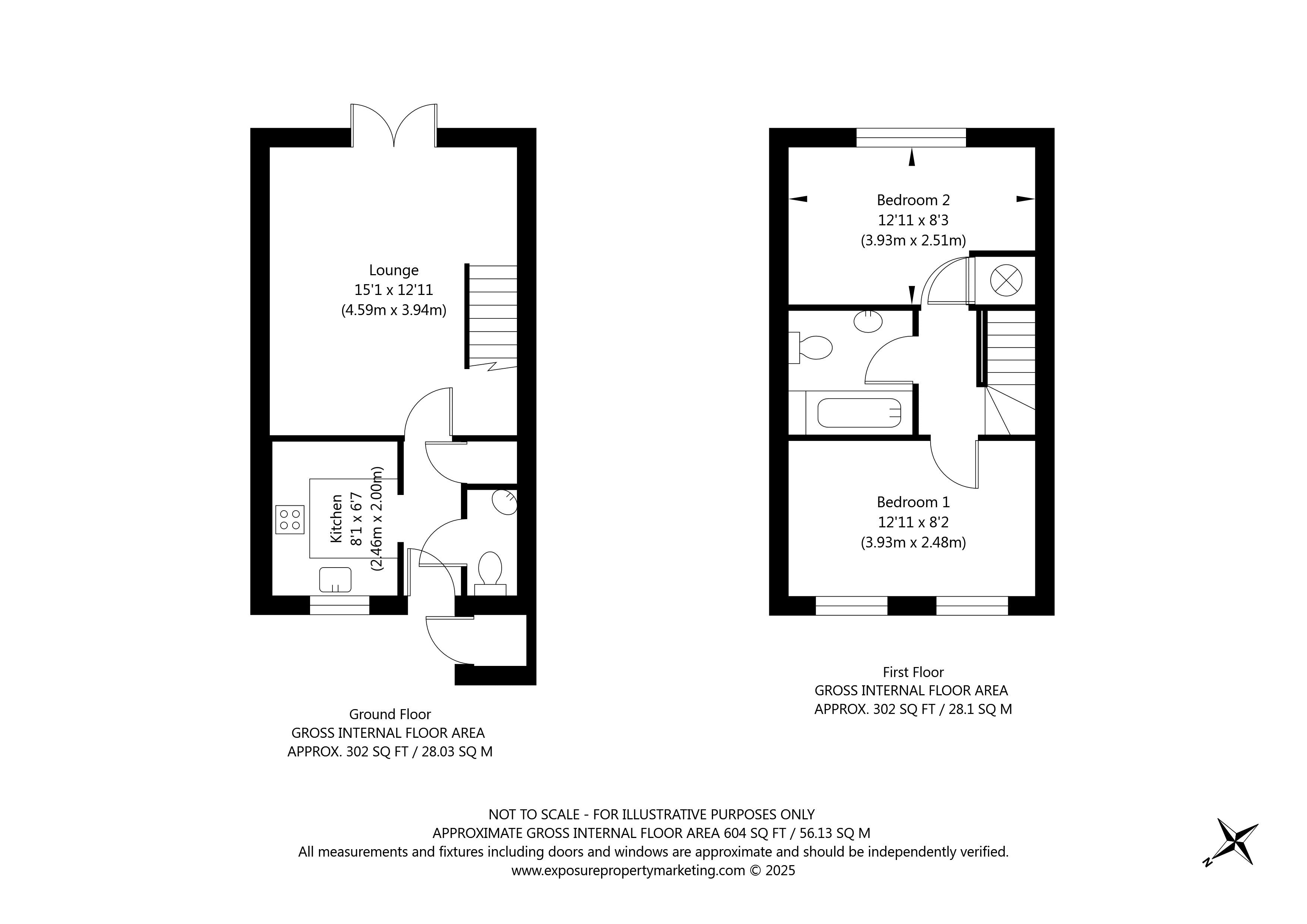 Floorplans For Rainsborough Way, York