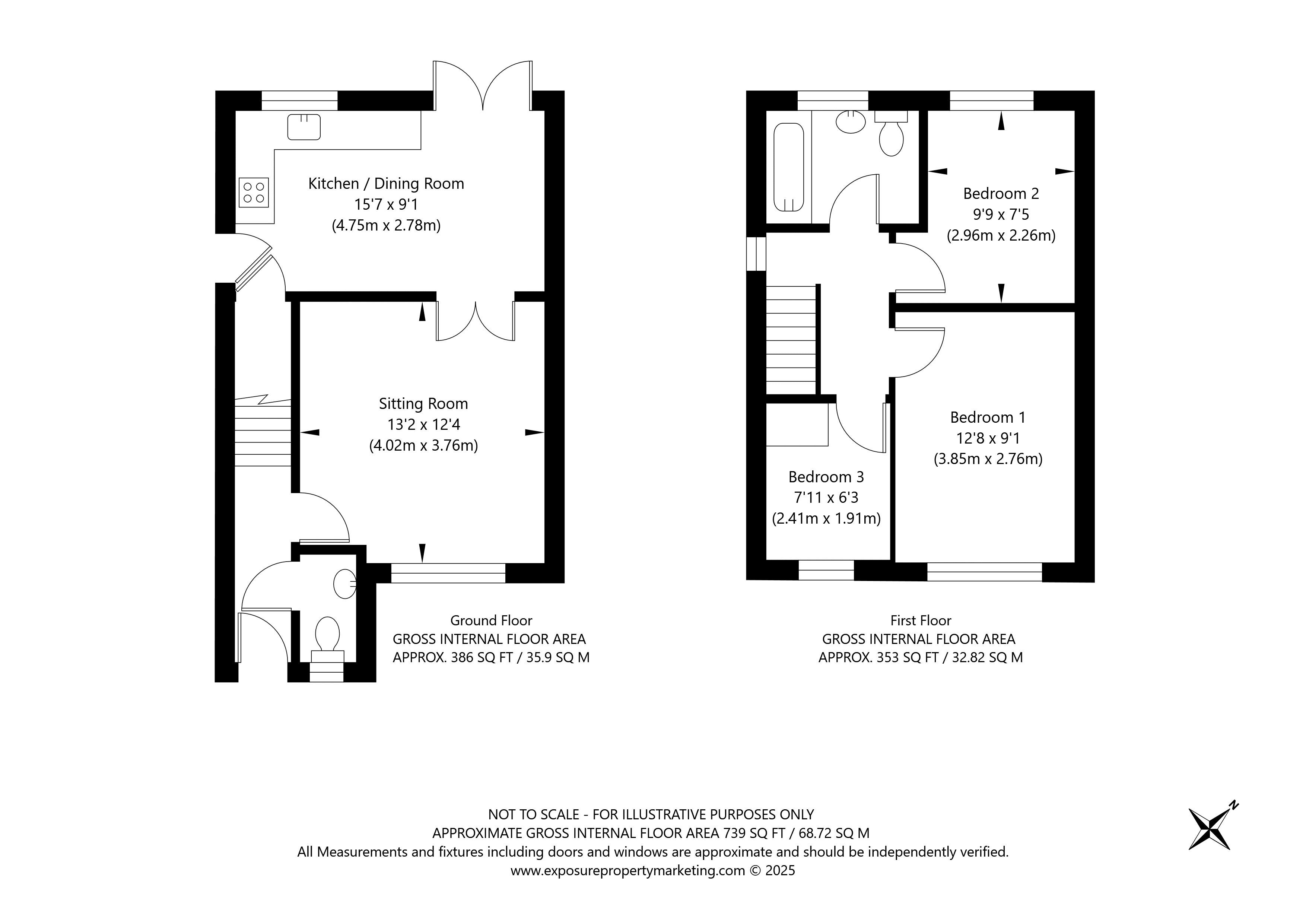 Floorplans For Tennent Mews, York