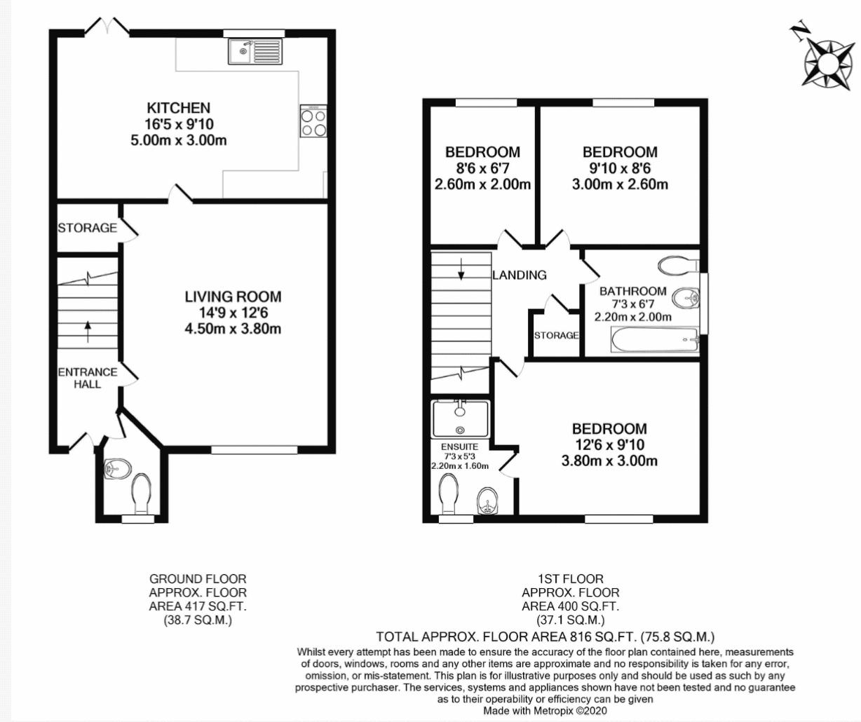 Floorplans For Huntington Mews, York